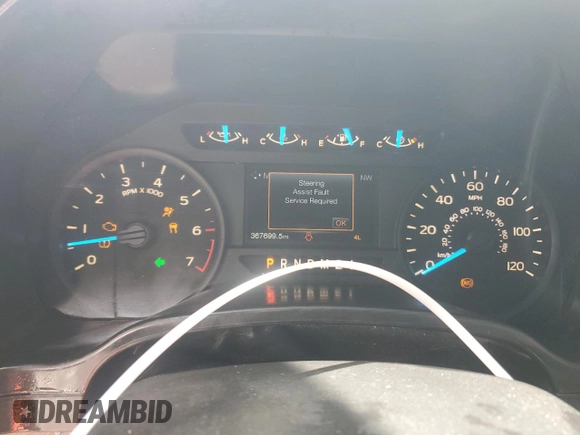 2017 Ford F-150 XL with VIN 1FTFX1EF7HFC82350, listed as a Copart auction lot 54180525 with 367,699 mi miles and Clean Title. Bid and sale history available at carsss.com. Image 9.