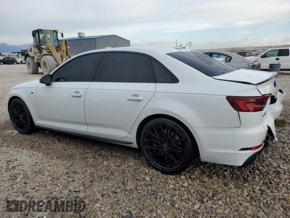 2018 Audi A4 Premium Plus with VIN WAUENAF41JA045609, listed as a Copart auction lot 58598885 with 111,882 mi miles and Salvage title. Bid and sale history available at DreamBid. Image 2.