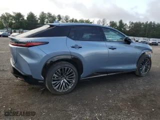 2023 Lexus RZ with VIN JTJAAAAB0PA011699, listed as a Copart auction lot 65108714 with 12,365 mi miles and Salvage Title. Bid and sale history available at carsss.com. Image 3.