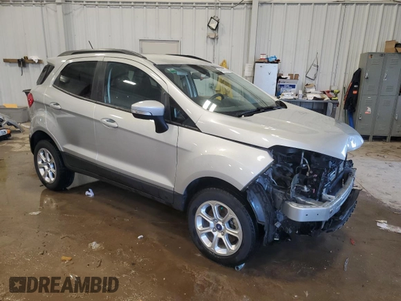 2020 Ford EcoSport SE with VIN MAJ6S3GL7LC318549, listed as a Copart auction lot 48242785 with 44,624 mi miles and Salvage Title. Bid and sale history available at DreamBid. Image 4.
