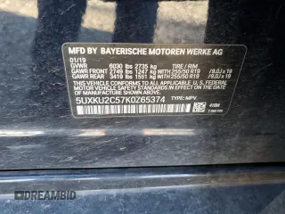 2019 BMW X6 xDrive35i with VIN 5UXKU2C57K0Z65374, listed as a Copart auction lot 47344585 with 90,546 mi miles and Salvage Title. Bid and sale history available at carsss.com. Image 13.