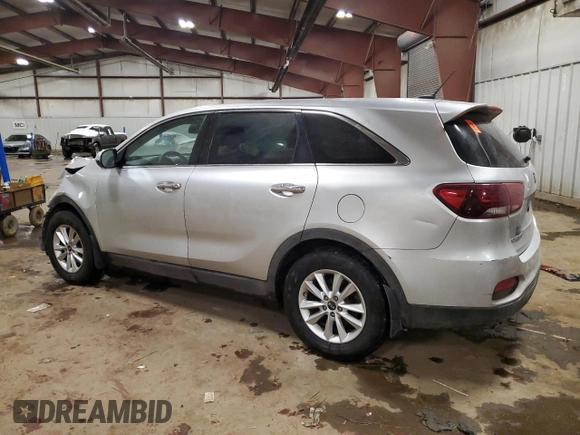 2019 Kia Sorento L with VIN 5XYPG4A32KG589365, listed as a Copart auction lot 45155175 with 136,118 mi miles and Clean Title. Bid and sale history available at DreamBid. Image 2.