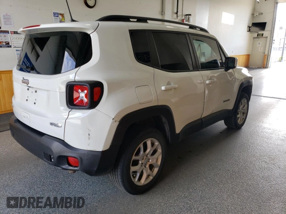 2018 Jeep Renegade Latitude with VIN ZACCJBBB7JPH44548, listed as a Copart auction lot 64853705 with 64,422 mi miles and Clean title. Bid and sale history available at DreamBid. Image 3.