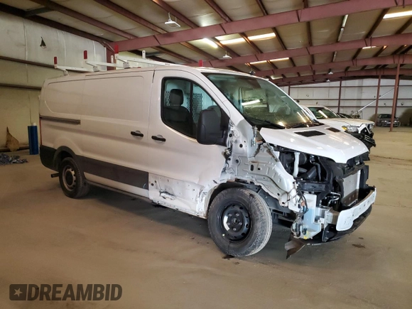 2023 Ford Transit Cargo with VIN 1FTYE1Y82PKB12155, listed as a Copart auction lot 44892755 with 28,921 mi miles and Salvage Title. Bid and sale history available at carsss.com. Image 4.