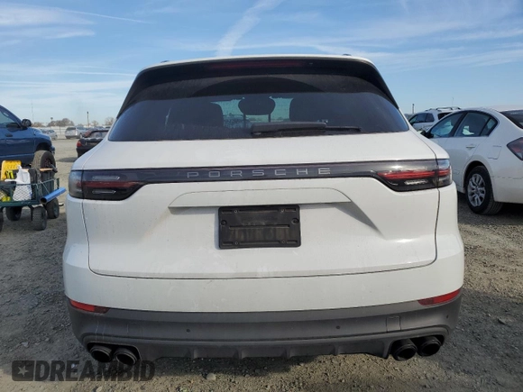 2023 Porsche Cayenne with VIN WP1AA2AY1PDA02763, listed as a Copart auction lot 47258505 with 43,159 mi miles and Salvage title. Bid and sale history available at DreamBid. Image 6.