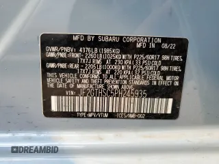 2023 Subaru Crosstrek Special Sports with VIN JF2GTHSC5PH245935, listed as a Copart auction lot 58903585 with 32,786 mi miles and Salvage title. Bid and sale history available at DreamBid. Image 12.