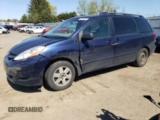 2006 Toyota Sienna CE with VIN 5TDZA23C06S403715, listed as a Copart auction lot 52394345 with 210,541 mi miles and Salvage Title. Bid and sale history available at carsss.com. Image 1.