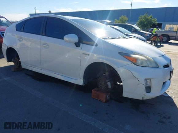 2010 Toyota Prius II with VIN JTDKN3DUXA5224177, listed as a IAAI auction lot 41389358 with 238,489 mi miles. Bid and sale history available at carsss.com. Image 1.