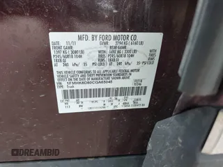 2012 Ford Explorer XLT with VIN 1FMHK8D80CGA65045, listed as a IAAI auction lot 41915577 with 130,749 mi miles and . Bid and sale history available at DreamBid. Image 9.