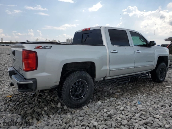 2018 Chevrolet Silverado 1500 LTZ with VIN 3GCUKSEC3JG370396, listed as a Copart auction lot 71872224 with 137,141 mi miles and Salvage Title. Bid and sale history available at carsss.com. Image 3.