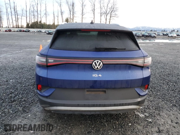 2021 Volkswagen ID.4 Pro S z VIN WVGKMPE27MP058308, wystawiony jako Copart lot #49283695 z przebiegiem Nie podano mil oraz Szkoda całkowita • Salvage title. Historia ofert i sprzedaży dostępna na DreamBid. Obrazek 6.