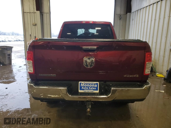 2019 Ram 2500 Big Horn with VIN 3C6UR5DJ6KG605962, listed as a Copart auction lot 88079535 with 49,506 mi miles and Non Repairable. Bid and sale history available at carsss.com. Image 6.