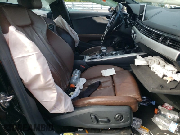 2018 Audi A5 Sportback Premium Plus with VIN WAUENCF58JA030061, listed as a Copart auction lot 46198094 with 130,852 mi miles. Bid and sale history available at carsss.com. Image 7.