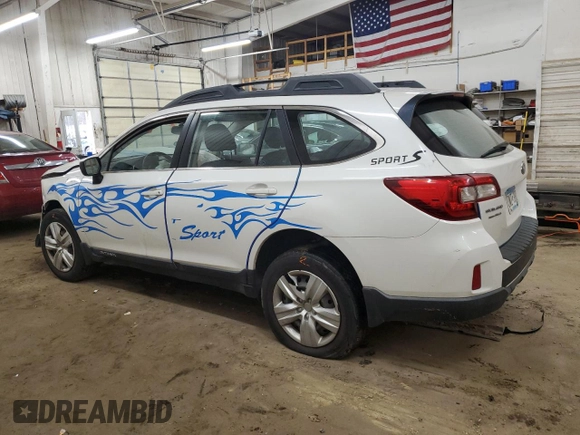 2016 Subaru Outback 2.5i with VIN 4S4BSBAC1G3276523, listed as a Copart auction lot 82616384 with Not provided miles and Salvage title. Bid and sale history available at DreamBid. Image 2.