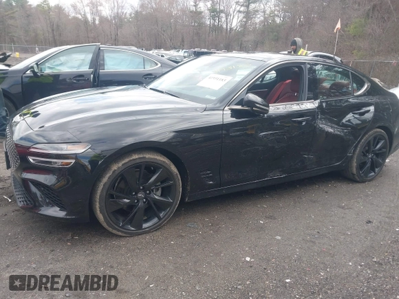 2023 Genesis G70 2.0T with VIN KMTG34TA4PU122026, listed as a IAAI auction lot 41931183 with 15,997 mi miles and . Bid and sale history available at DreamBid. Image 14.