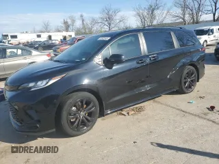 2022 Toyota Sienna XSE with VIN 5TDDRKEC0NS112761, listed as a Copart auction lot 50602565 with 121,362 mi miles and Salvage title. Bid and sale history available at DreamBid. Image 1.