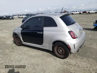 2013 FIAT 500 Turbo with VIN 3C3CFFHH8DT554229, listed as a Copart auction lot 45544355 with 127,548 mi miles and Salvage title. Bid and sale history available at DreamBid. Image 2.