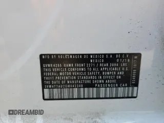 2016 Volkswagen GTI SE z VIN 3VW4T7AU2GM042340, wystawiony jako Copart lot #55528455 z przebiegiem 86 945 mil mil oraz Szkoda całkowita • Salvage title. Historia ofert i sprzedaży dostępna na DreamBid. Obrazek 12.