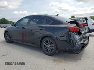 2021 Kia Forte GT-Line with VIN 3KPF34AD0ME286083, listed as a Copart auction lot 55044545 with 211,882 mi miles and Salvage title. Bid and sale history available at DreamBid. Image 2.