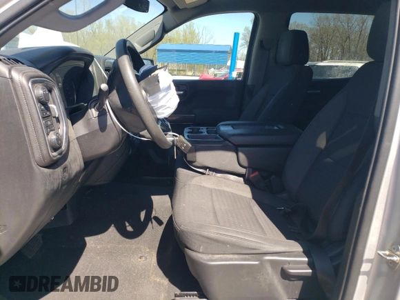 2020 Chevrolet Silverado 1500 LT with VIN 1GCUYDED4LZ226829, listed as a Copart auction lot 53317375 with 104,492 mi miles and Salvage Title. Bid and sale history available at DreamBid. Image 7.