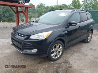 2013 Ford Escape SEL with VIN 1FMCU0HX0DUD09416, listed as a IAAI auction lot 42669178 with 150,575 mi miles and . Bid and sale history available at DreamBid. Image 2.