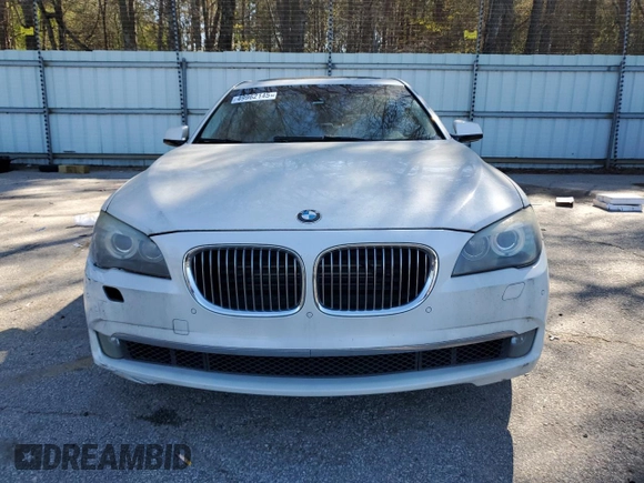 2010 BMW 7 Series 750Li with VIN WBAKB8C52ACY63372, listed as a Copart auction lot 49962145 with 142,480 mi miles and Clean title. Bid and sale history available at DreamBid. Image 5.
