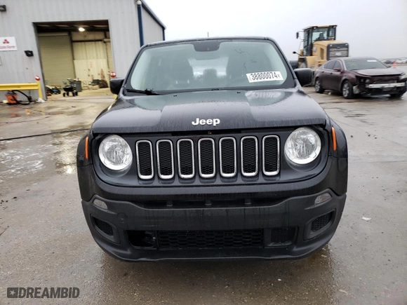 2017 Jeep Renegade Sport with VIN ZACCJAAH3HPF32188, listed as a Copart auction lot 38800074 with 20,688 mi miles. Bid and sale history available at carsss.com. Image 5.