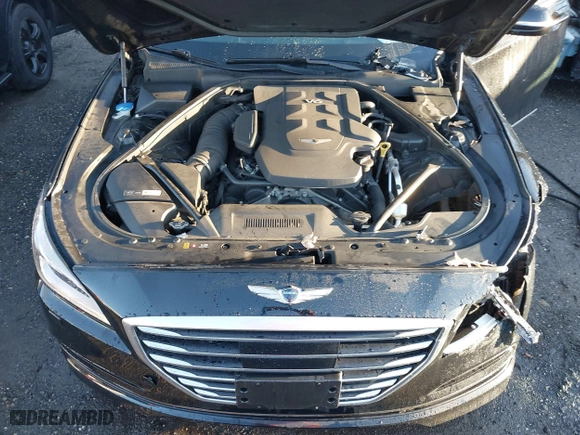2017 Genesis G80 3.8L with VIN KMHGN4JE3HU204955, listed as a IAAI auction lot 41501931 with 83,519 mi miles. Bid and sale history available at carsss.com. Image 10.