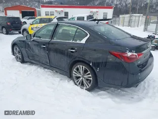 2018 Infiniti Q50 3.0t SPORT with VIN JN1EV7AR0JM433652, listed as a IAAI auction lot 41356227 with 147,379 mi miles. Bid and sale history available at carsss.com. Image 3.