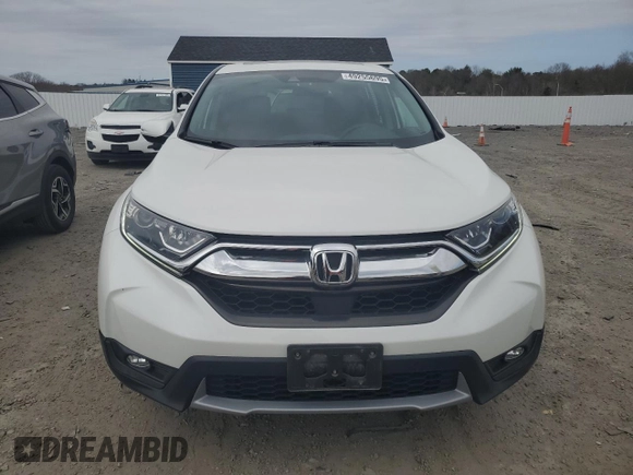 2019 Honda CR-V EX with VIN 2HKRW2H50KH673989, listed as a Copart auction lot 49255695 with 36,278 mi miles and Salvage Title. Bid and sale history available at DreamBid. Image 5.