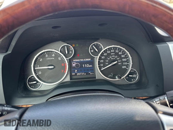 2016 Toyota Tundra Platinum z VIN 5TFGW5F12GX198415, wystawiony jako Copart lot #59492555 z przebiegiem 28 731 mil mil oraz Czysty tytuł • Clean title. Historia ofert i sprzedaży dostępna na DreamBid. Obrazek 8.