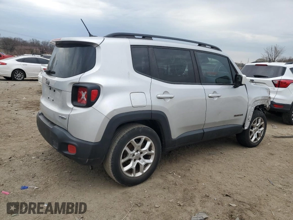 2015 Jeep Renegade Latitude with VIN ZACCJBBTXFPC03994, listed as a Copart auction lot 50682175 with 114,954 mi miles and Salvage Title. Bid and sale history available at carsss.com. Image 3.
