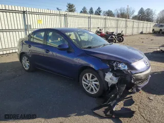2012 Mazda Mazda3 i Touring with VIN JM1BL1VG7C1511599, listed as a Copart auction lot 83881914 with 166,652 mi miles and Salvage Title. Bid and sale history available at carsss.com. Image 4.
