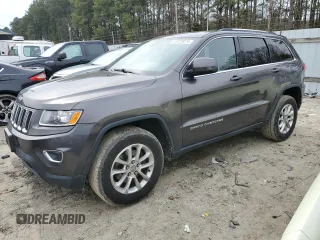 2015 Jeep Grand Cherokee Laredo with VIN 1C4RJFAG4FC627438, listed as a Copart auction lot 44078074 with 123,681 mi miles and Salvage Title. Bid and sale history available at carsss.com. Image 1.