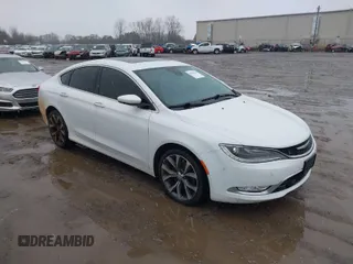 2016 Chrysler 200 C with VIN 1C3CCCEG0GN114755, listed as a IAAI auction lot 41842974 with 71,749 mi miles. Bid and sale history available at carsss.com. Image 1.