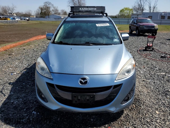 2012 Mazda 5 Grand Touring with VIN JM1CW2DL3C0142570, listed as a Copart auction lot 51319295 with 112,662 mi miles and Salvage Title. Bid and sale history available at carsss.com. Image 5.