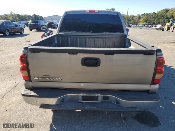 2007 Chevrolet Silverado 1500 Classic LS with VIN 2GCEC13VX71125936, listed as a Copart auction lot 75474924 with 0 mi miles and Salvage Title. Bid and sale history available at carsss.com. Image 6.