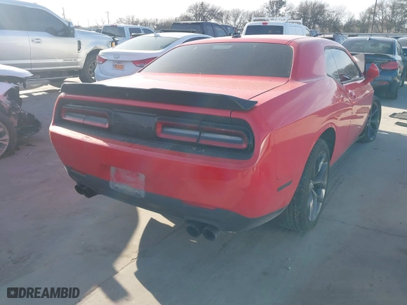2023 Dodge Challenger SXT with VIN 2C3CDZAG1PH549864, listed as a IAAI auction lot 41741560 with 37,883 mi miles. Bid and sale history available at carsss.com. Image 4.