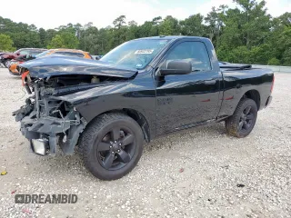 2017 Ram 1500 Tradesman with VIN 3C6JR6AG4HG636931, listed as a Copart auction lot 60932795 with 157,961 mi miles and Salvage title. Bid and sale history available at DreamBid. Image 1.