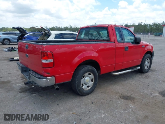 2008 Ford F-150 XL with VIN 1FTRF12258KC12192, listed as a IAAI auction lot 42151455 with 242,218 mi miles and . Bid and sale history available at carsss.com. Image 4.