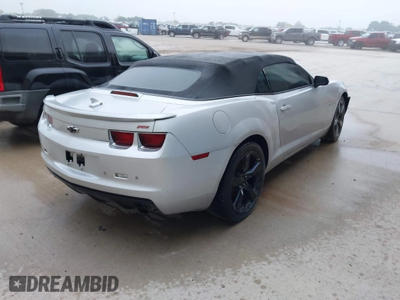 2012 Chevrolet Camaro 2LT with VIN 2G1FC3D30C9113912, listed as a IAAI auction lot 41994713 with 157,663 mi miles. Bid and sale history available at carsss.com. Image 4.