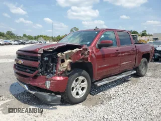 2017 Chevrolet Silverado 1500 LT with VIN 3GCUKREC1HG144358, listed as a Copart auction lot 62970863 with 137,524 mi miles and Salvage Title. Bid and sale history available at DreamBid. Image 1.