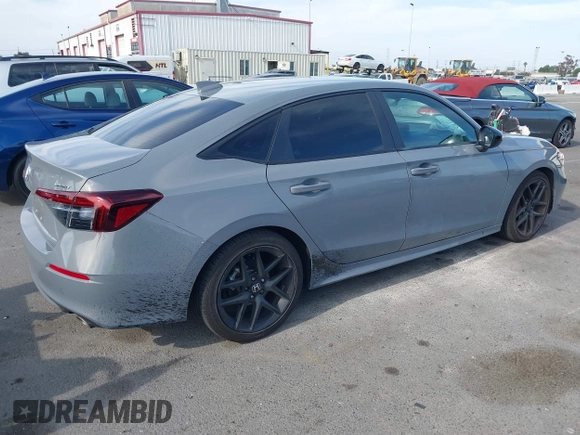 2025 Honda Civic Sport with VIN 2HGFE2F5XSH506137, listed as a IAAI auction lot 42045331 with 19,324 mi miles and . Bid and sale history available at DreamBid. Image 4.