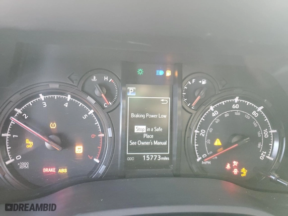 2024 Toyota 4Runner SR5 Premium with VIN JTENU5JR1R6245965, listed as a Copart auction lot 47954745 with 15,773 mi miles and Salvage Title. Bid and sale history available at carsss.com. Image 9.