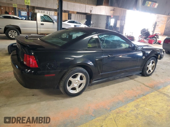 2004 Ford Mustang Standard with VIN 1FAFP40624F171584, listed as a Copart auction lot 45337885 with 0 mi miles and Clean Title. Bid and sale history available at carsss.com. Image 3.