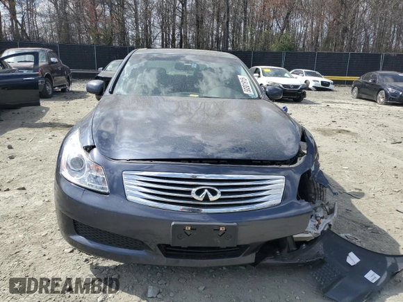 2007 Infiniti G35 Sedan G35x with VIN JNKBV61FX7M818496, listed as a Copart auction lot 50301915 with 197,945 mi miles and Salvage Title. Bid and sale history available at carsss.com. Image 5.