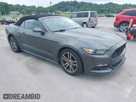 2016 Ford Mustang EcoBoost Premium with VIN 1FATP8UH5G5268939, listed as a IAAI auction lot 39955368 with 106,676 mi miles and . Bid and sale history available at carsss.com. Image 1.