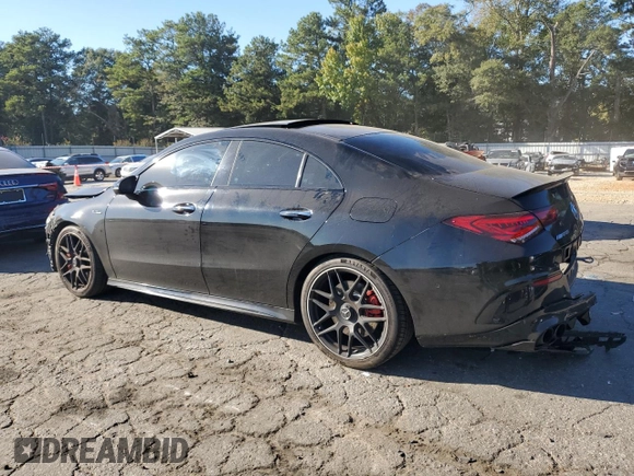 2020 Mercedes-Benz CLA 45 AMG with VIN W1K5J5DB6LN132320, listed as a Copart auction lot 75762514 with 44,839 mi miles and Salvage Title. Bid and sale history available at DreamBid. Image 2.