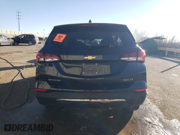 2024 Chevrolet Equinox LT with VIN 3GNAXUEG0RL229122, listed as a Copart auction lot 43642805 with Not Provided miles and Non Repairable. Bid and sale history available at DreamBid. Image 6.