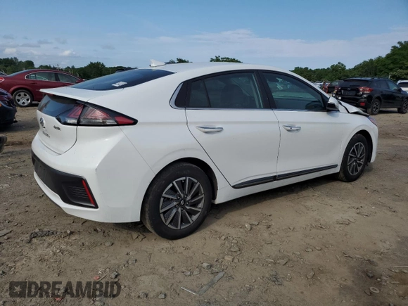 2021 Hyundai Ioniq Limited with VIN KMHC85LJ1MU078756, listed as a Copart auction lot 59659905 with 70,893 mi miles and Salvage title. Bid and sale history available at DreamBid. Image 3.